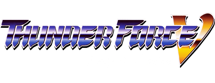 Thunder Force V logo for Playstation
